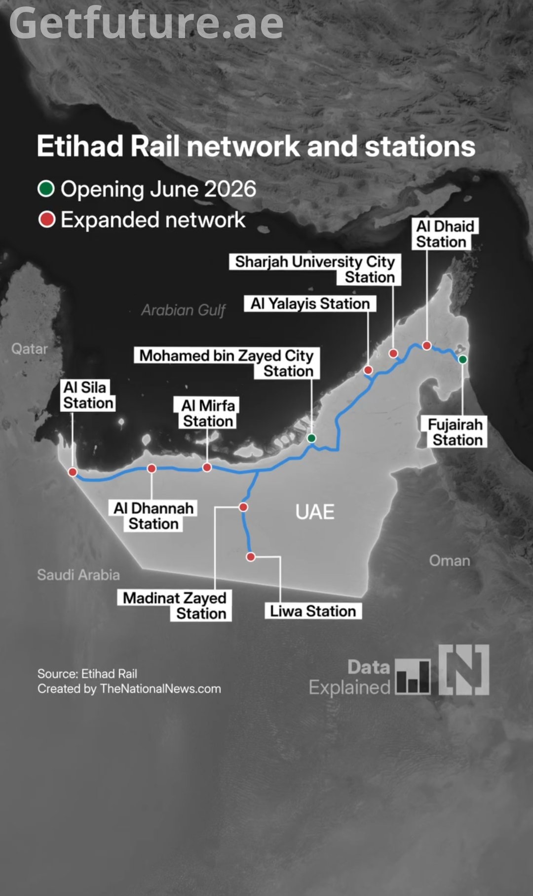 بداية عصر قطارات الركاب في الإمارات العربية المتحدة: كل ما تحتاج لمعرفته حول شركة الاتحاد للقطارات