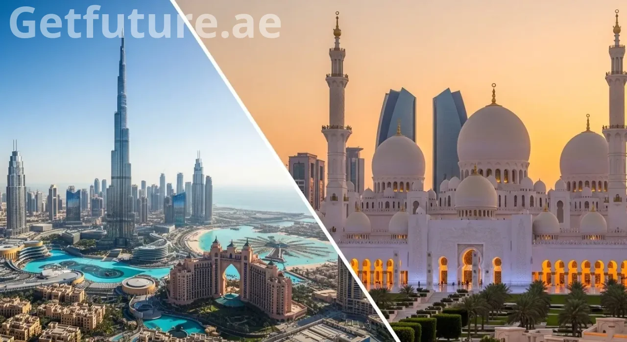 العنوان: دبي وأبوظبي: اختر وجهتك المثالية للأعمال ونمط الحياة
