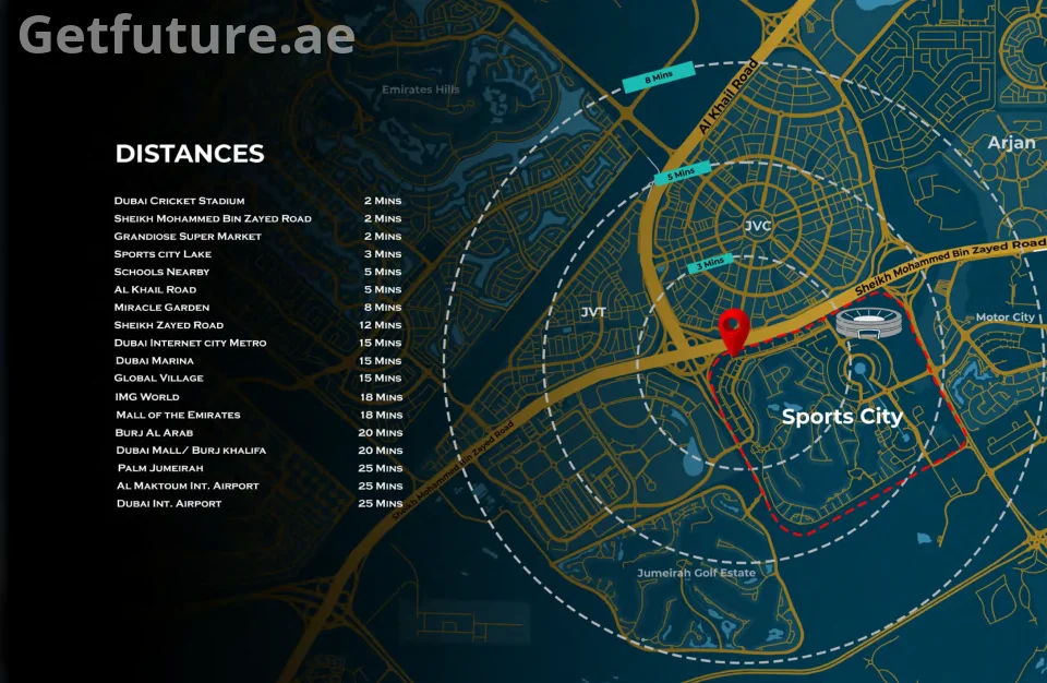 Aspirz by Danube at Dubai Sports City – Premium Convertible Dairies & Offices