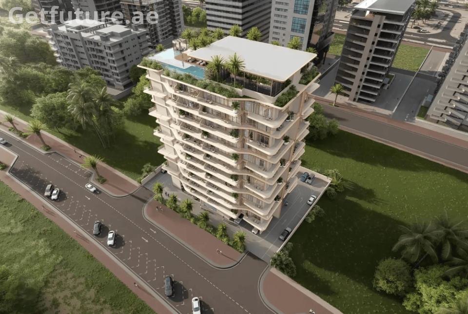 Reef 995 at DLRC: Modern Apartments & Patios by Reef Luxury Developments