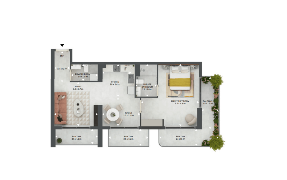 Weybridge Gardens DLRC by LEOS | Luxury Apartments in Dubai