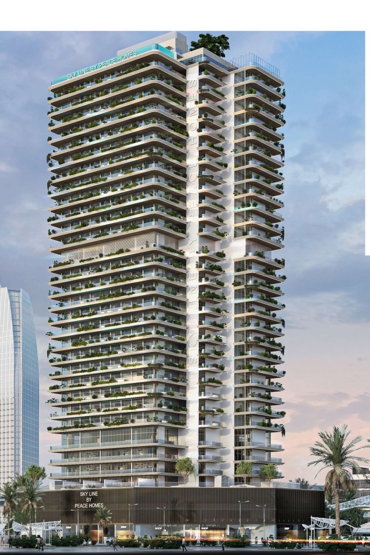 Sky Line by Peace Homes: Off-Plan Retail Spaces in DLRC, Dubai